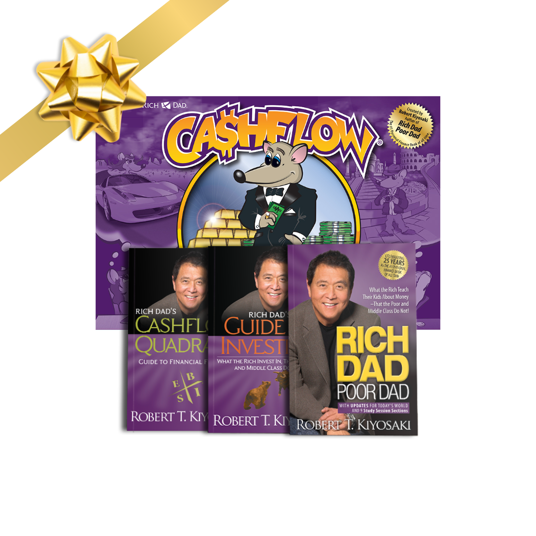 Rich Dad Classics Plus CASHFLOW Board Game Holiday Bundle